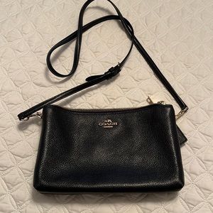 navy coach cross body bag